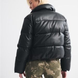 Abercrombie & Fitch Black Puffer Jacket